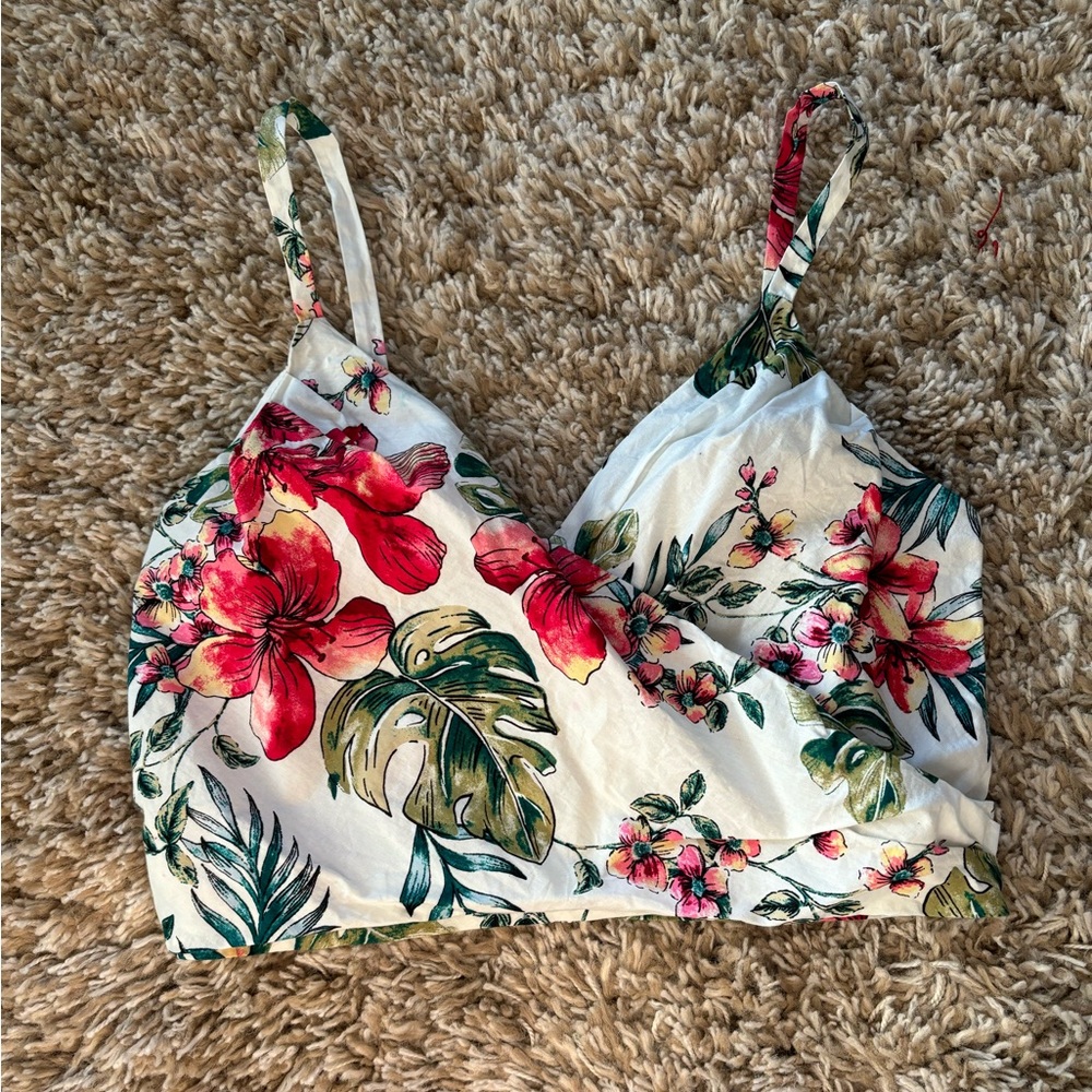 Floral crop top